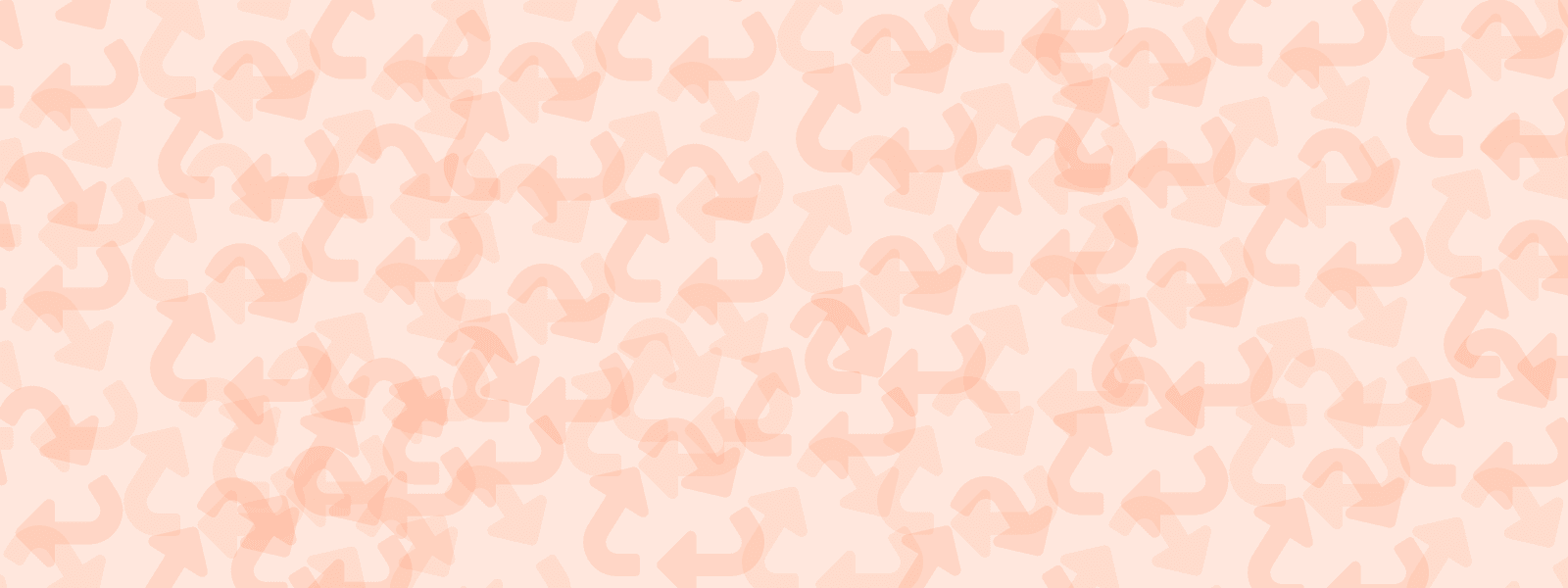Orange Recycled Arrows Background