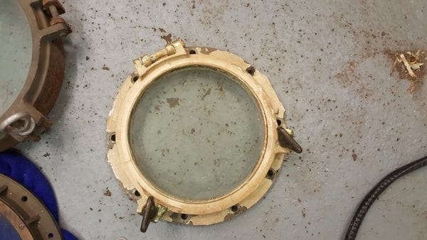 Round Brass Porthole Window 48cm/18.8 inch