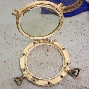 Round Brass Porthole Window 48cm/18.8 inch