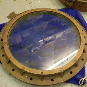 Round Brass Porthole 53.5cm/21 inch