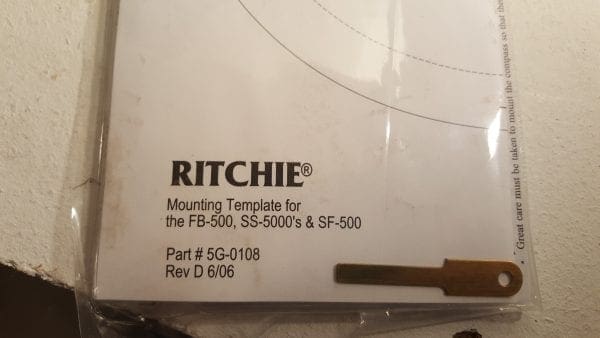 Ritchie Supersport Compass Flush Mount 5"