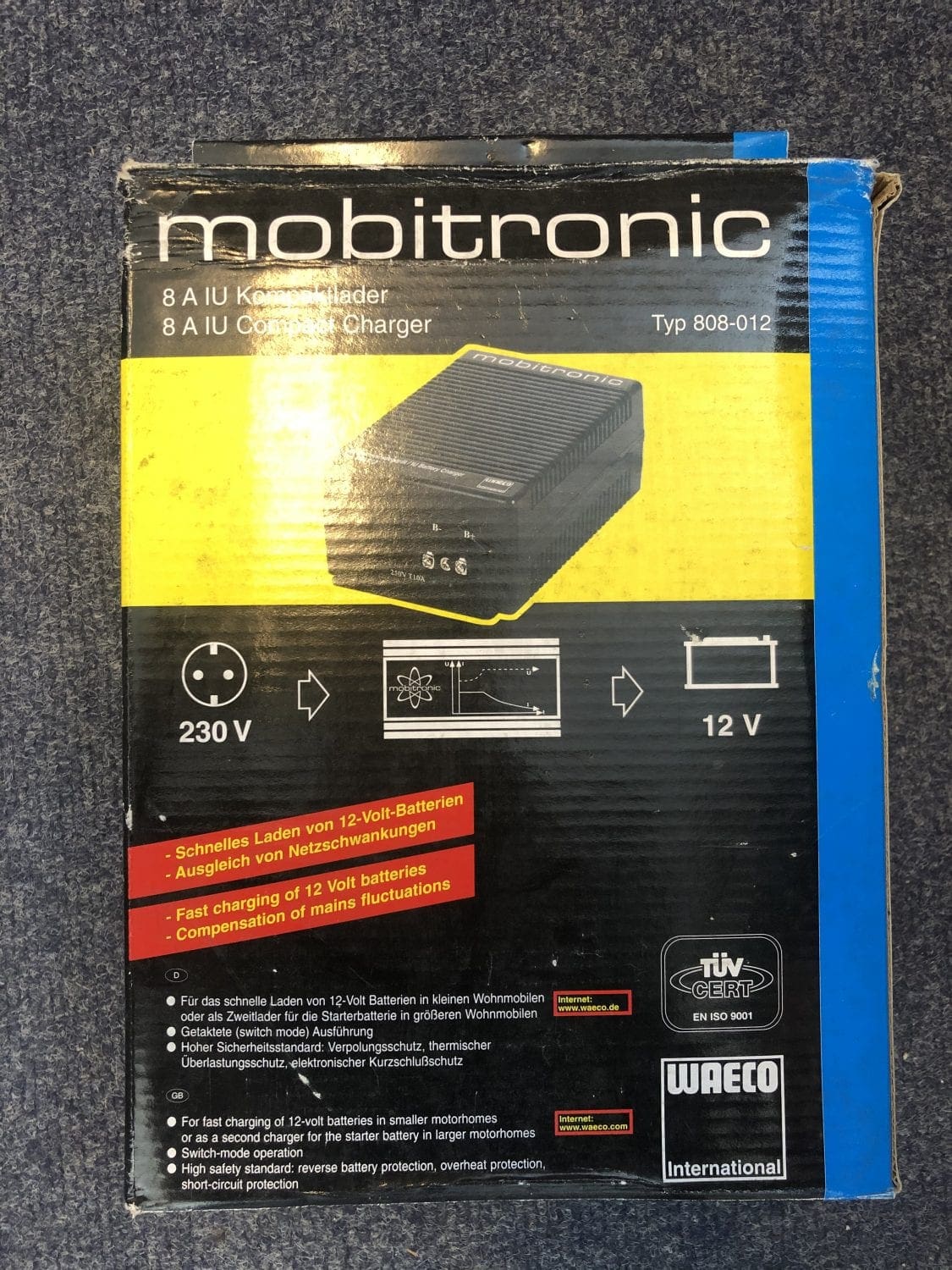 Mobitronic Compact Charger 8A IU