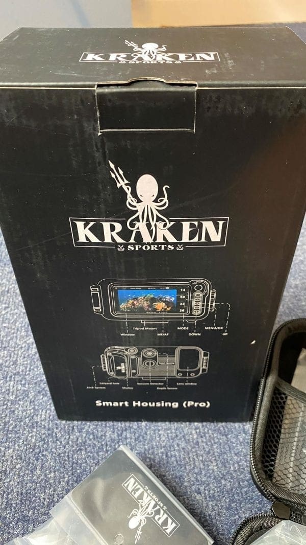 kraken sports smart housing pro krh01 front of box