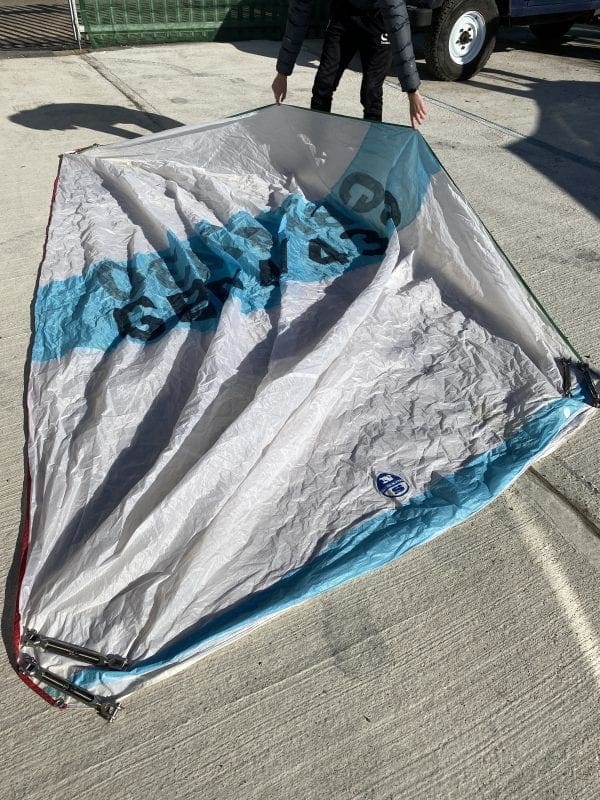 Spinnaker Sail, "GBR 4743", North Sails: Luff 3.9m, Leech 3.9m, Foot 2.1m