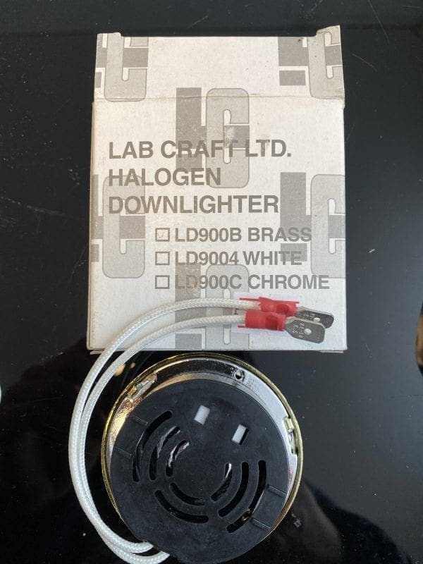 Lab Craft Halogen Downlighter LD900B Brass Light