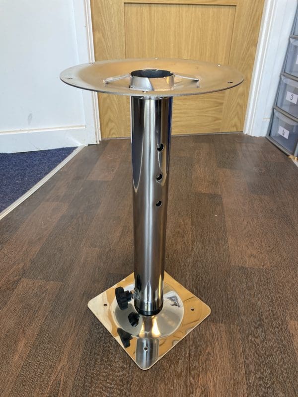 Adjustable Fixed Boat Seat Pedestal 60x600mm