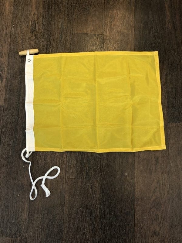 Waveline 'Q' Signal Flag 40cm x 30cm