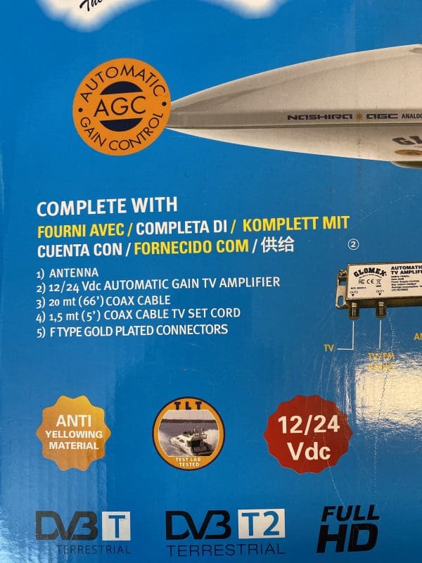 Glomex Marine Omnidirectional TV Antenna