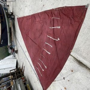 brown mainsail luff 6.4m luff 7.0m foot 3.6m