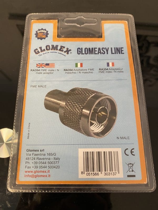 Glomex - RA354 FME male / N male adaptor
