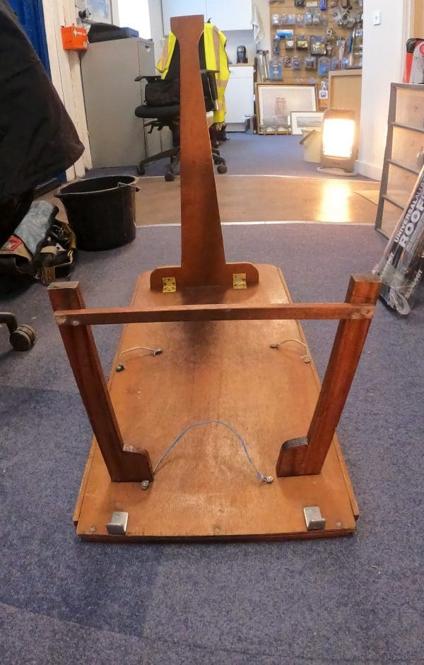 Wooden yacht table