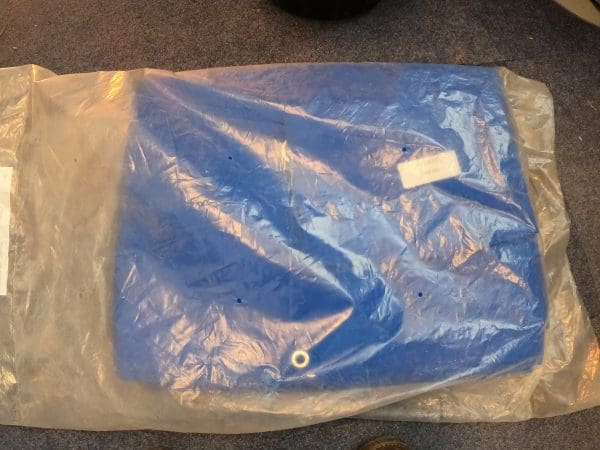 Plastimo Awning/cockpit Dralon Blue 2.60m X 2.30m