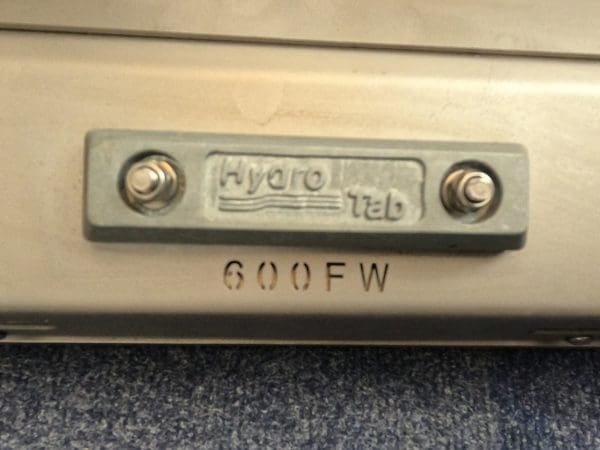 Hydrotab interceptor 600FW trimming device
