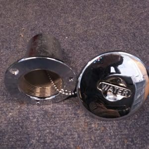 Pump Out Deck Fitting Water