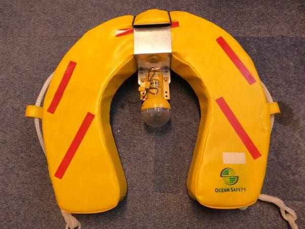 Ocean Safety Horseshoe Set with Aquaspec Light.