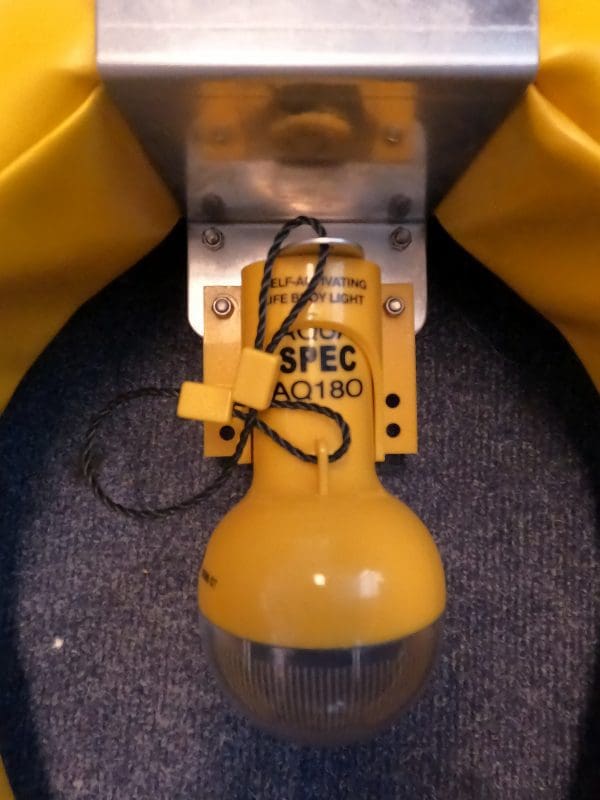 Ocean Safety Horseshoe Set with Aquaspec Light.