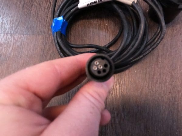 Plastic Trolling Motor Mount Transducer with Depth & Temperature - Airmar P72