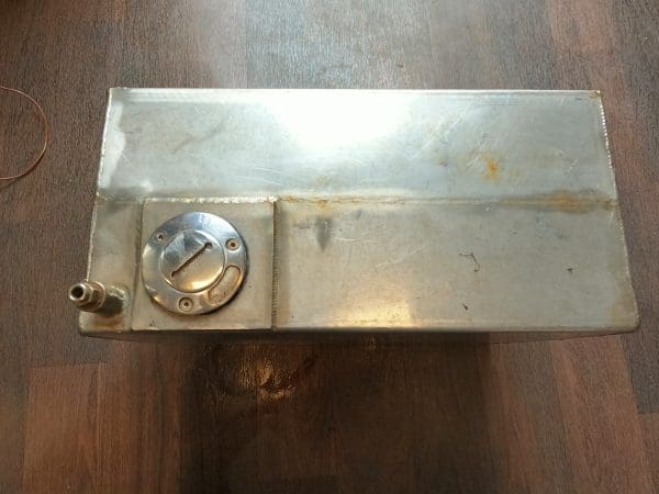 Stainless steel 24ltr 40cm x 30cm x 20cm fuel tank