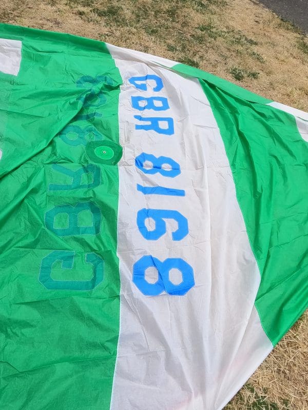 Hood Green/White Dinghy Spinnaker sail