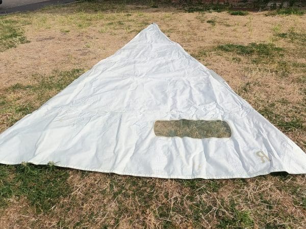 Rockall dinghy genoa sail- White