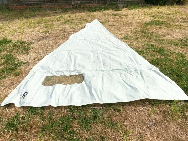 Rockall dinghy genoa sail- White