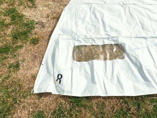 Rockall dinghy genoa sail- White