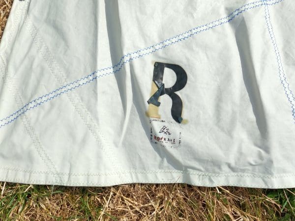 Rockall dinghy genoa sail- White