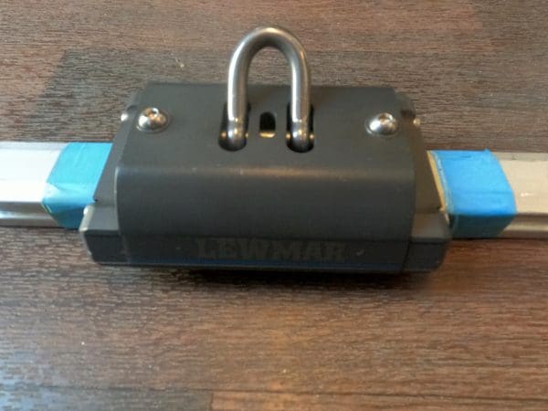 Lewmar ocean traveller with shackle and torlon balls.