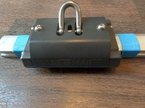 Lewmar ocean traveller with shackle and torlon balls.